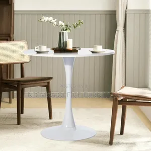 Dining Table: Tulip 31.5" White Round Dining Table