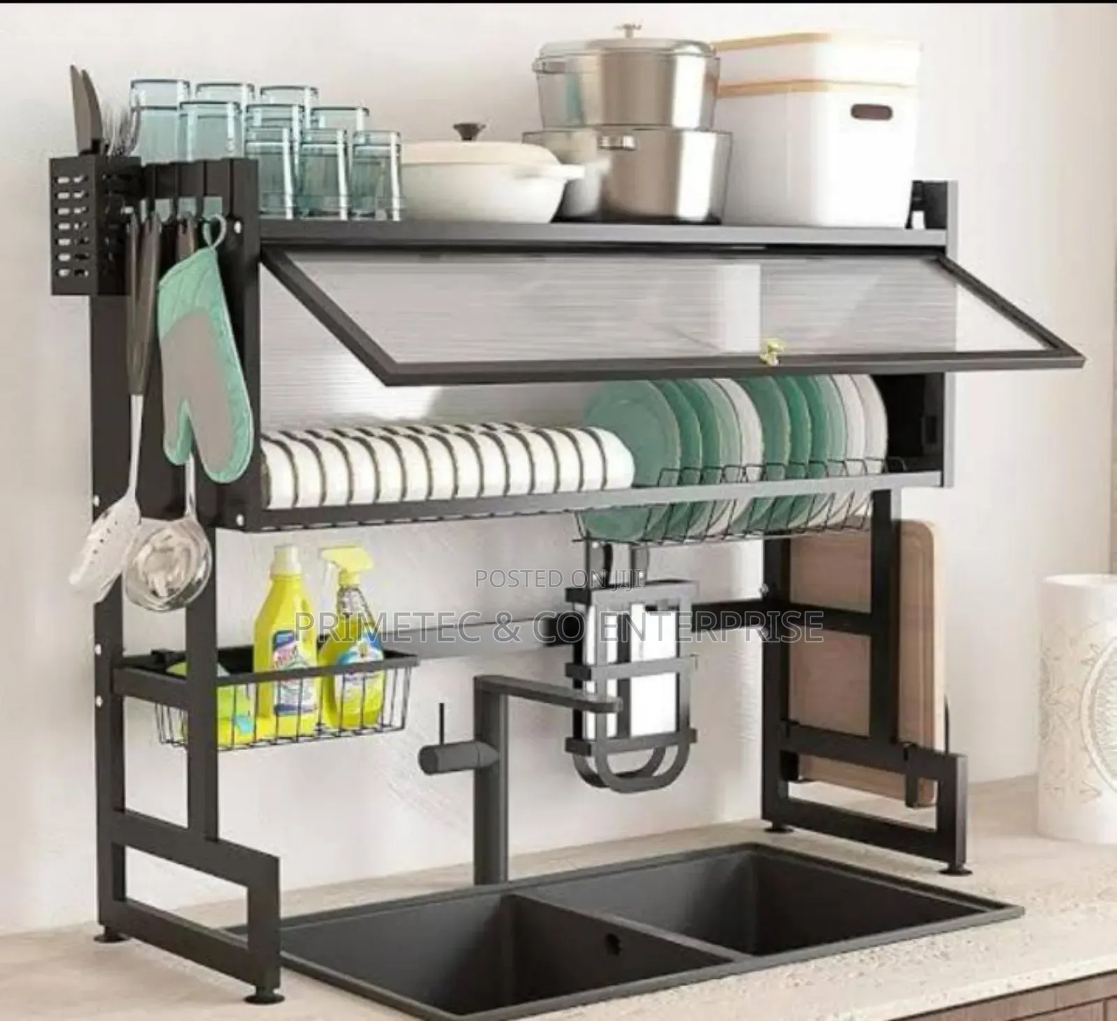 Double Sink Organiser Rack