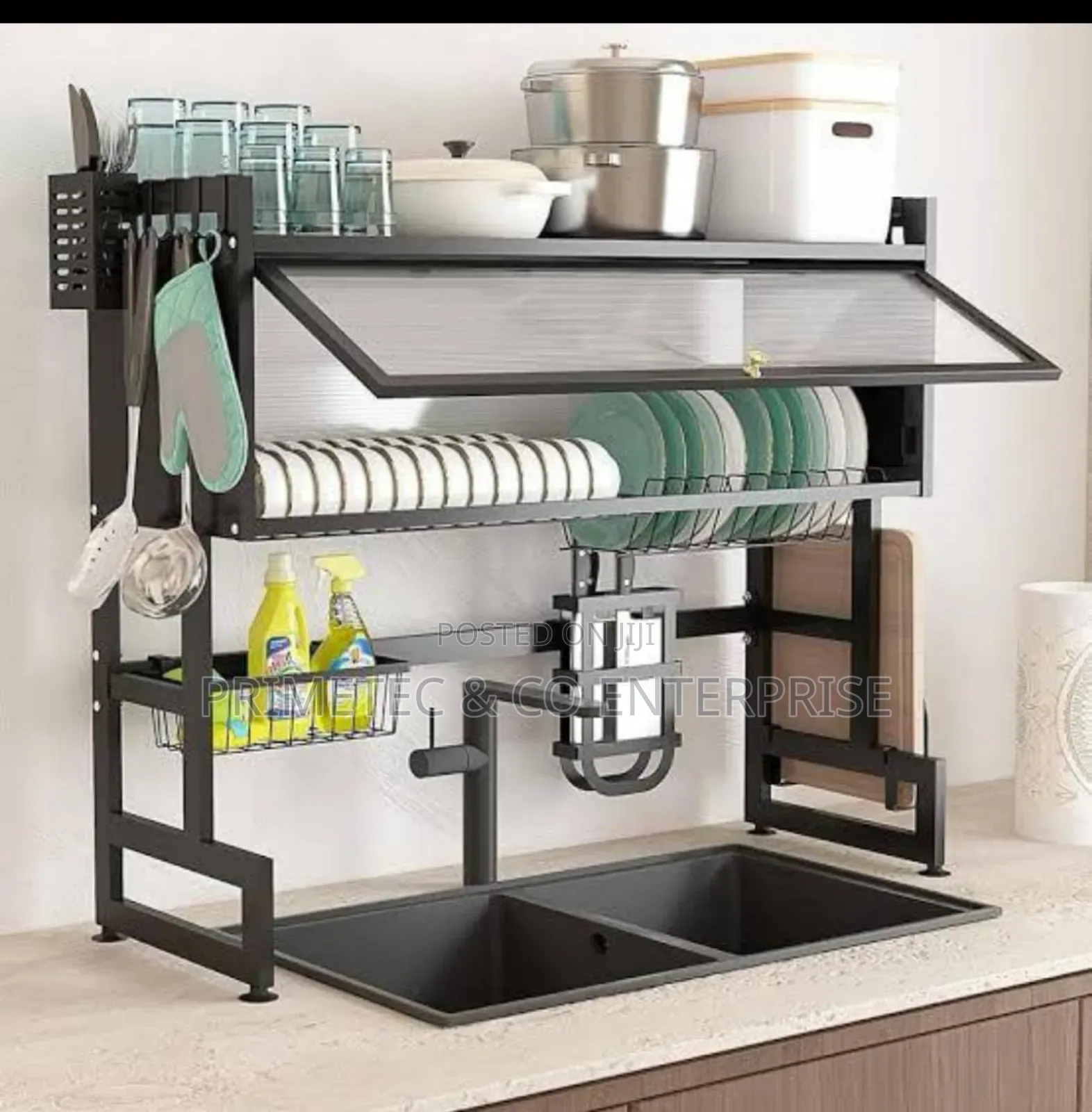 Double Sink Organiser Rack