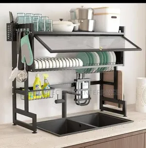 Double Sink Organiser Rack