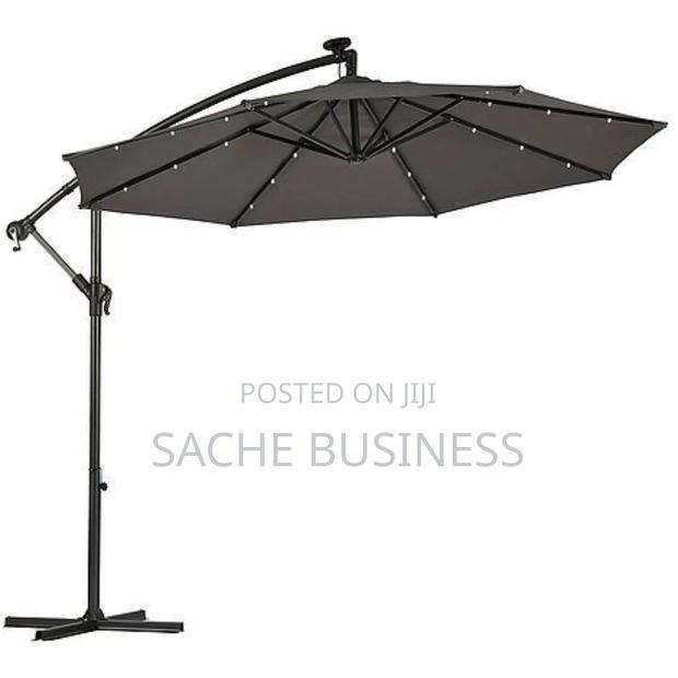 Solar Led Cantilever Umbrella