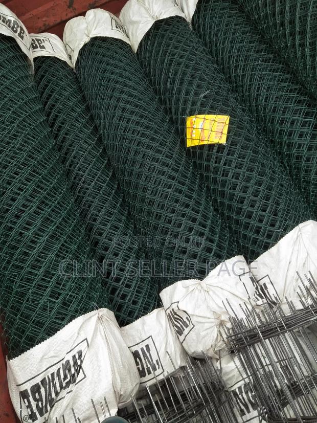 Green PVC Coated Chain Link - thumbnail 2