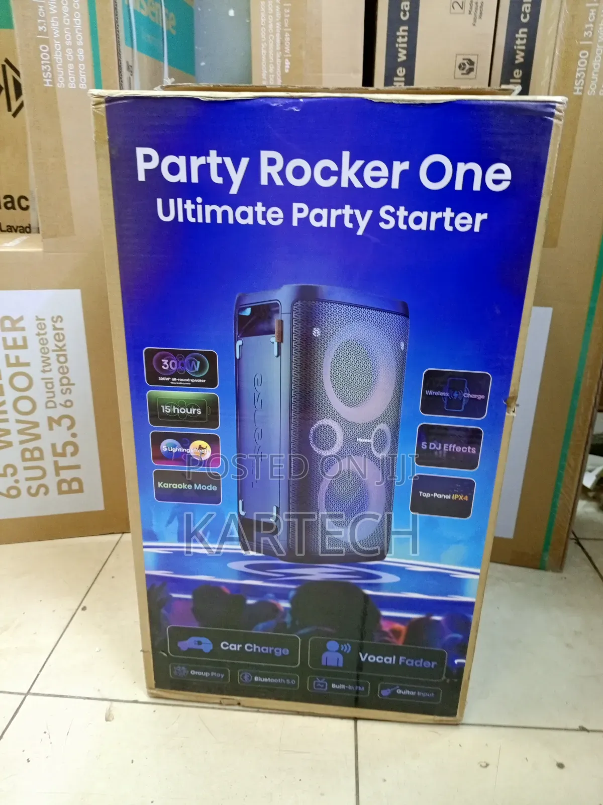 Hisense Rocker Speaker Rechargerble 15 HRS 300 W Dj Effects