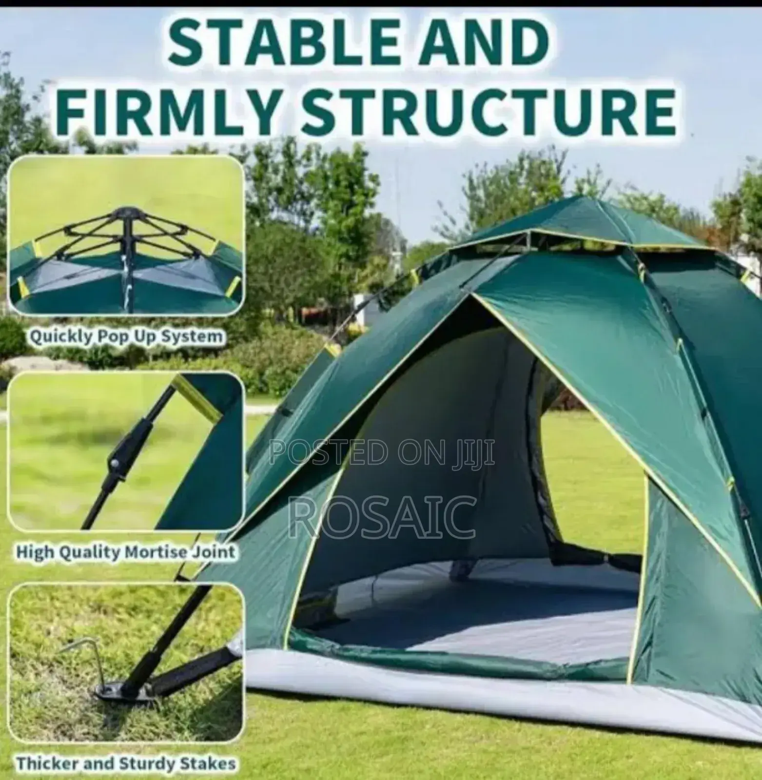 4 Persons Water Proof Pop Up Camping Tent