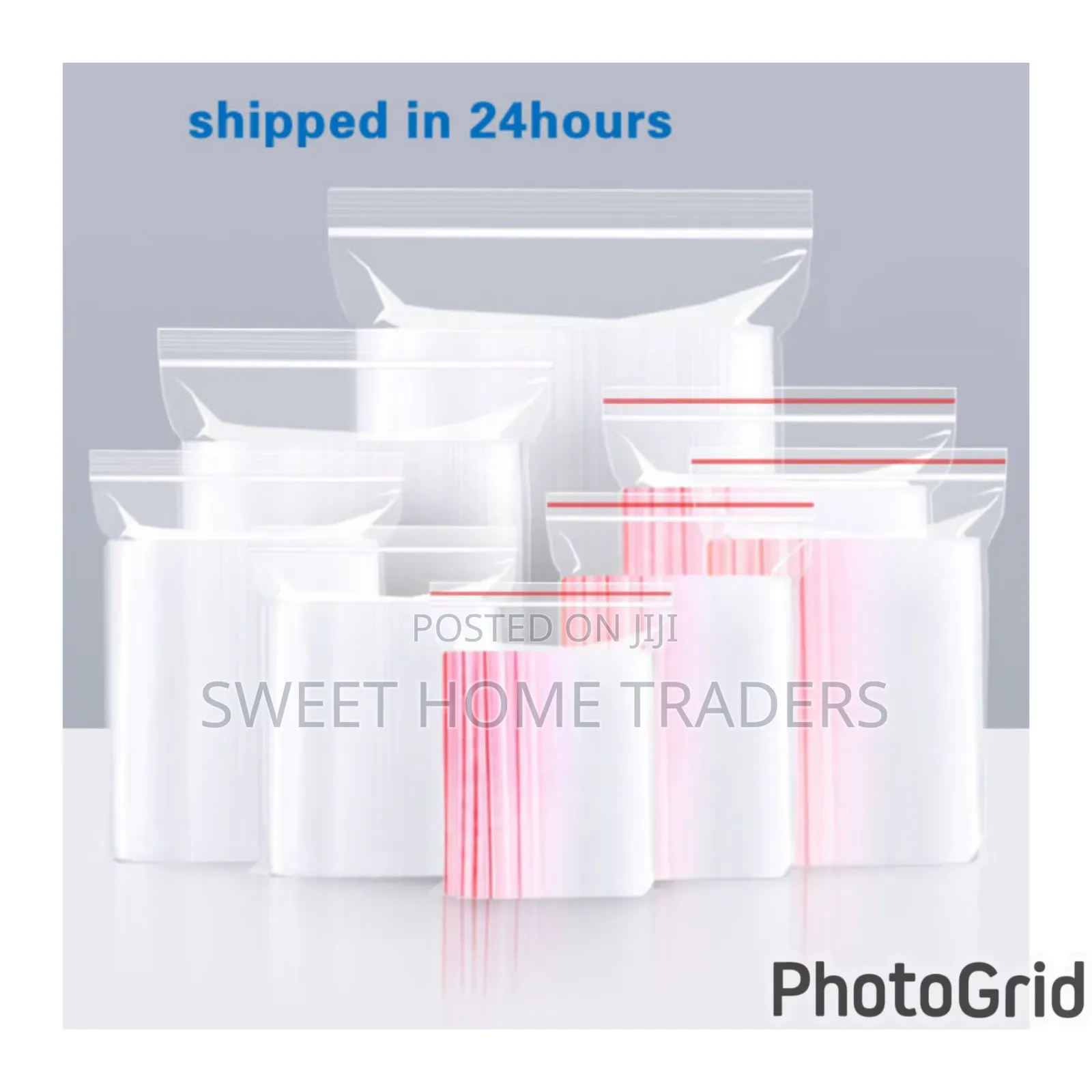 100 Pcs Reusable Bags 22*32cm /2.5kg Good Quality