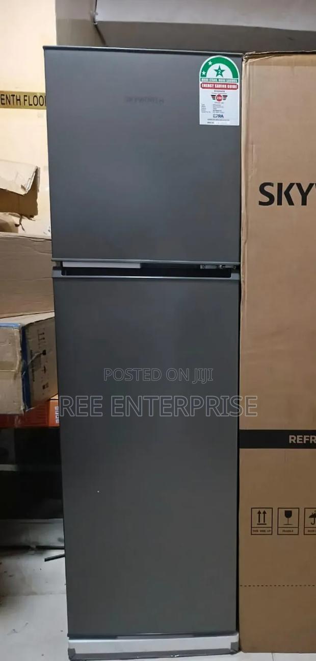 Efficient Double Door Skyworth 158 Litres Refrigerator