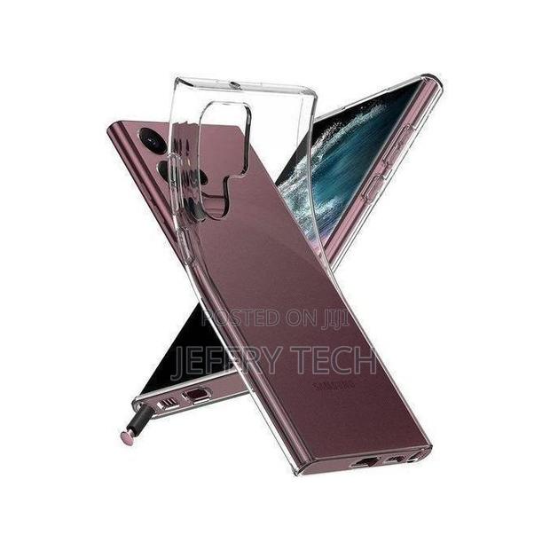 Clear Silicone Soft Case for Samsung Galaxy S22 Ultra - main view