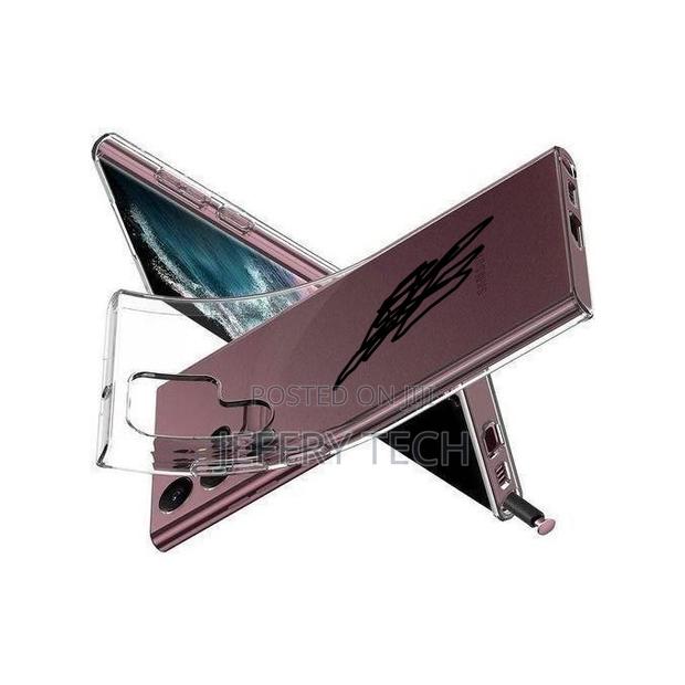 Clear Silicone Soft Case for Samsung Galaxy S22 Ultra - thumbnail 2