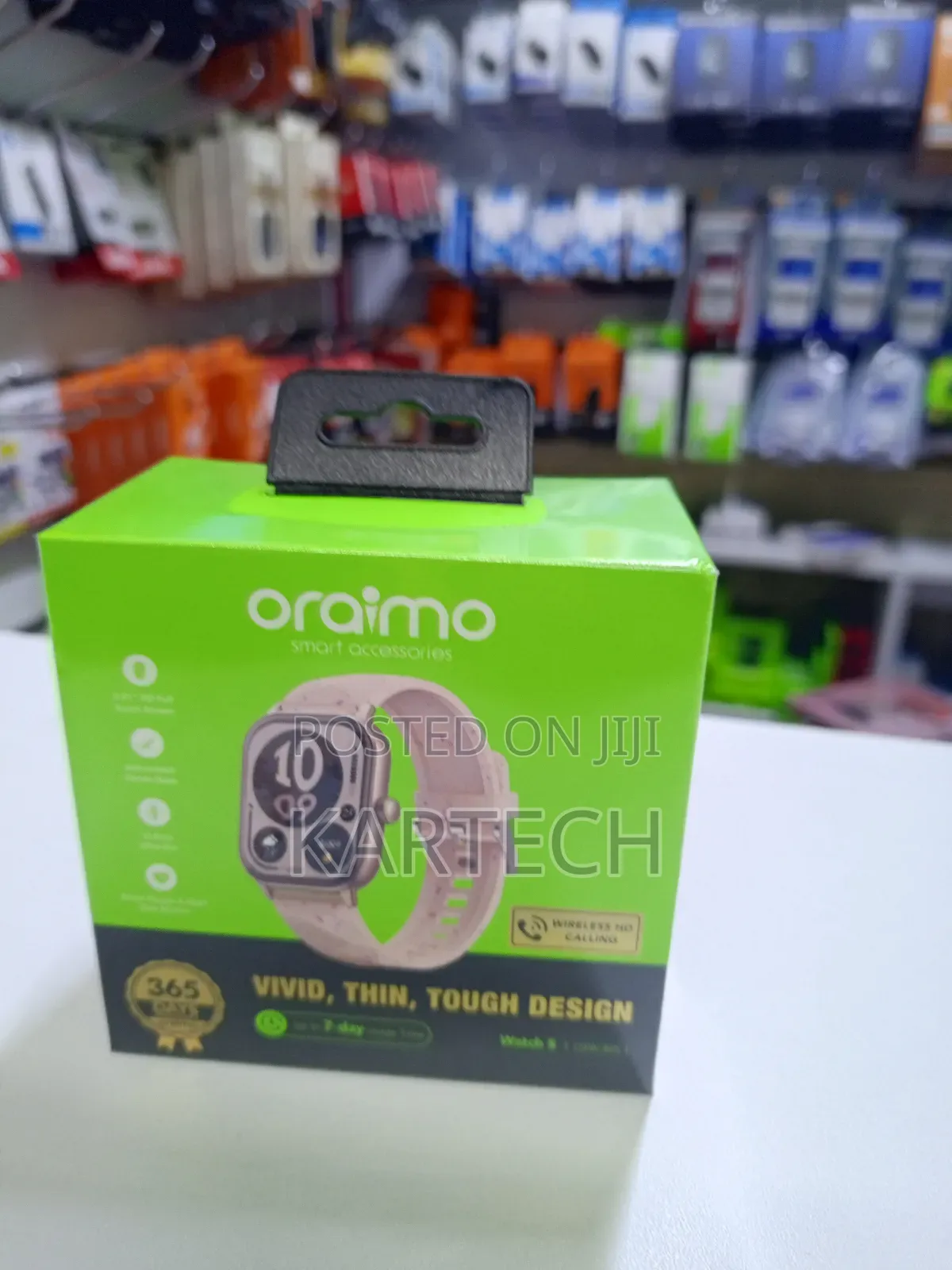 Oraimo Watch 5 2.01" Hd Panda Glass 1atm Smart Watch - Pink