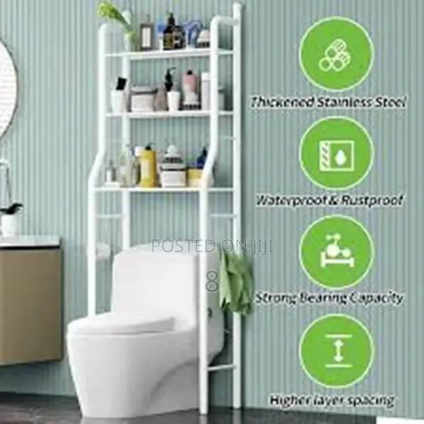 Bathroom Storage Rack – Fits Above Toilet
