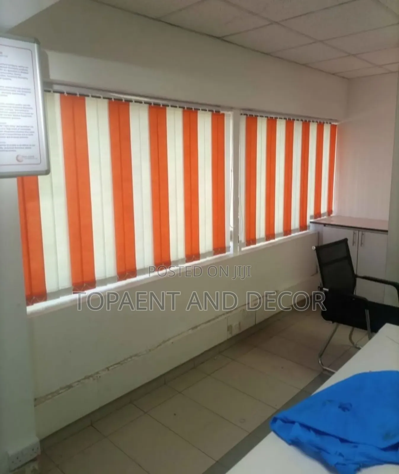 Vertical Blinds Sleek Look for Large Windows