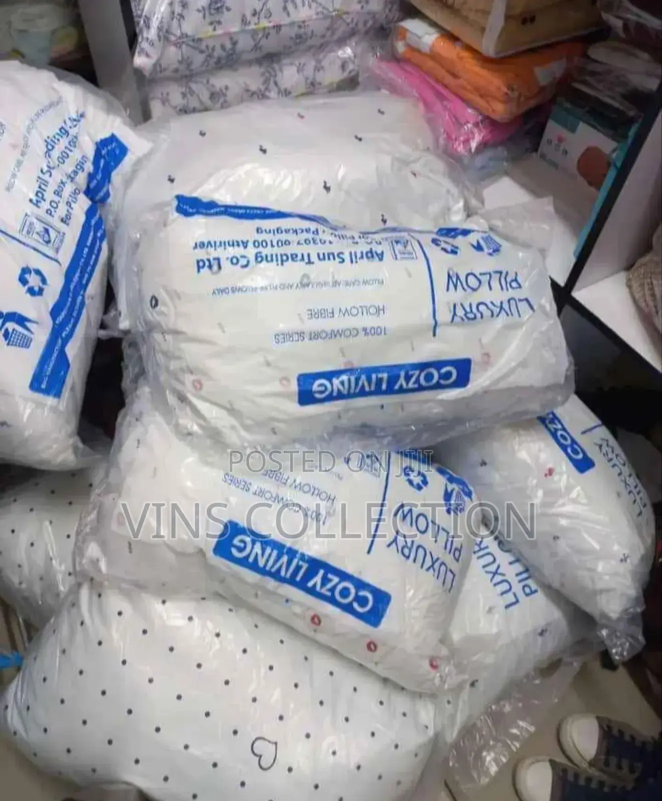 A Pair of Fiber Pillows