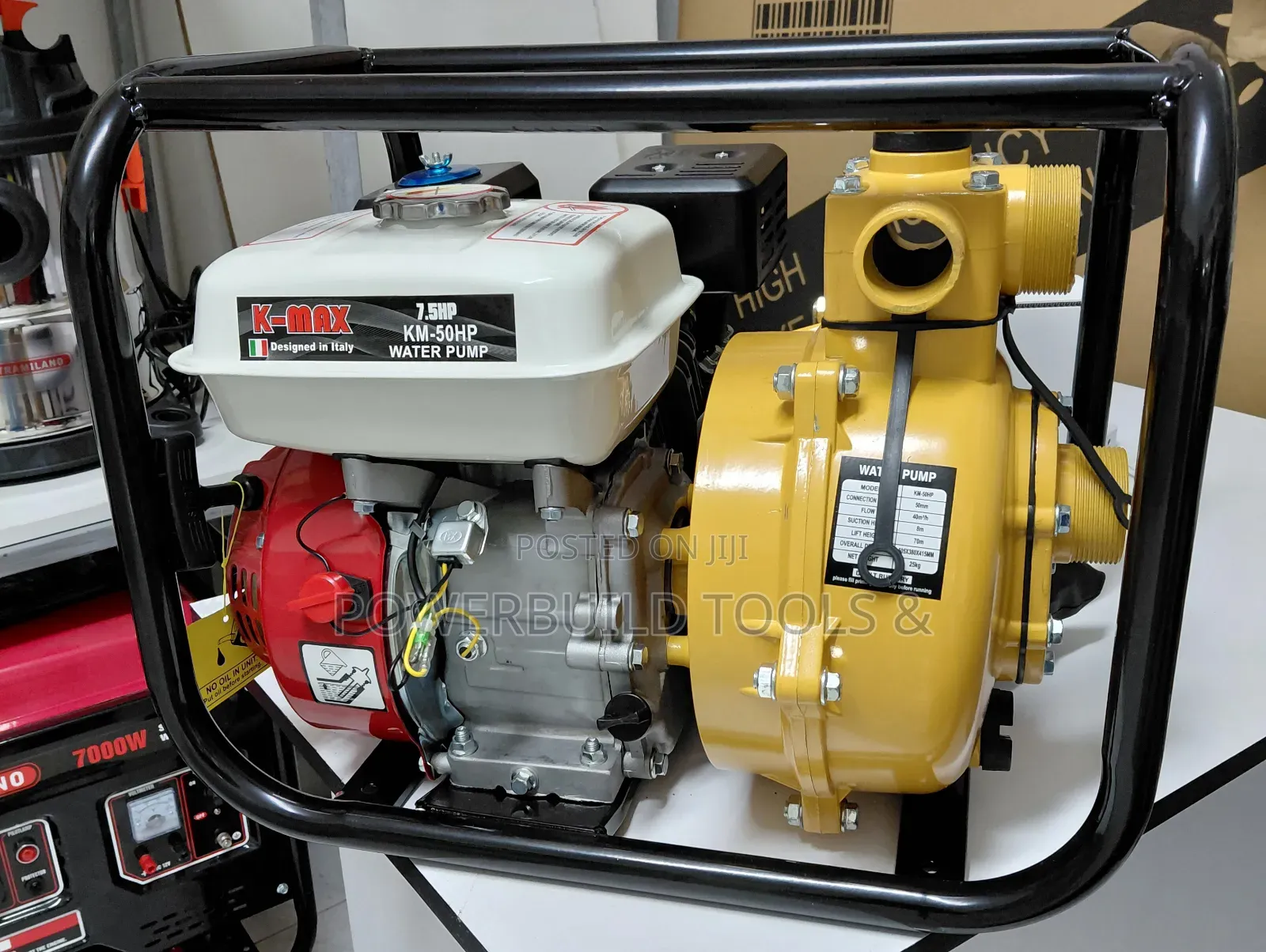 Kmax High Pressure Double Impeller 7.5hp Waterpump