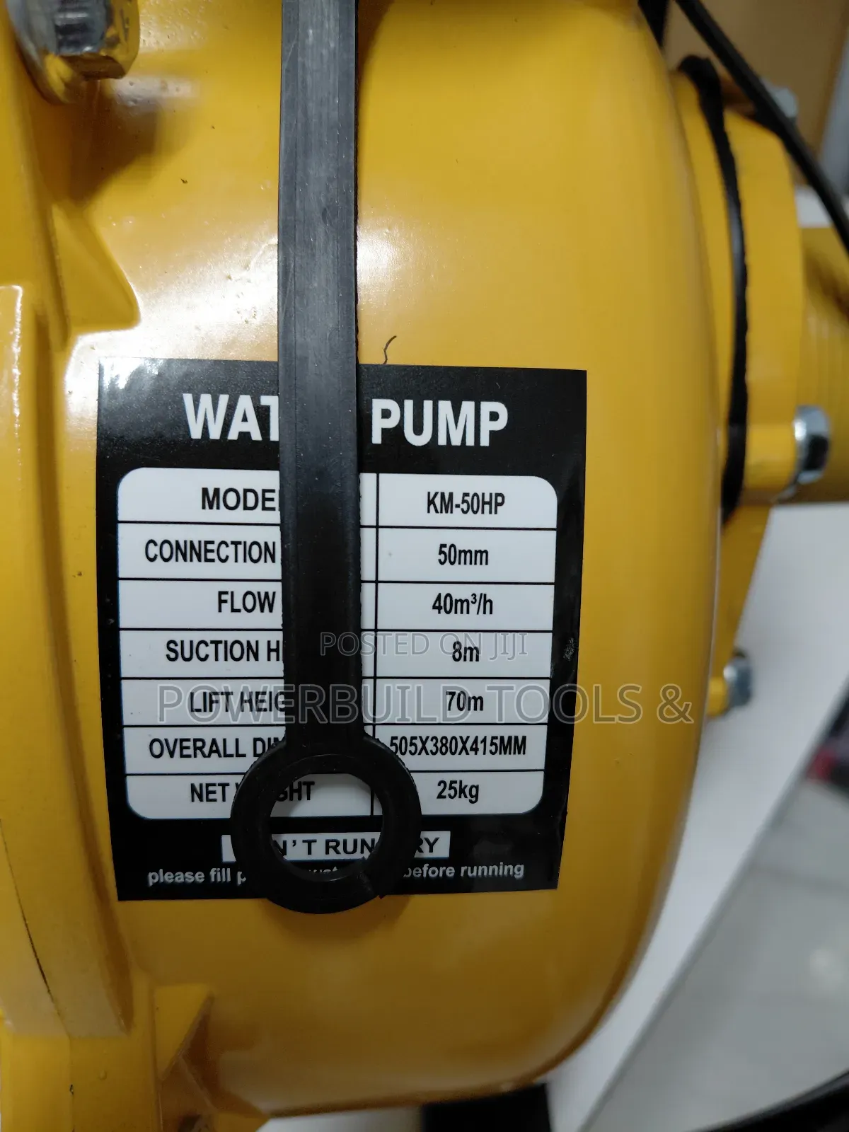 Kmax High Pressure Double Impeller 7.5hp Waterpump