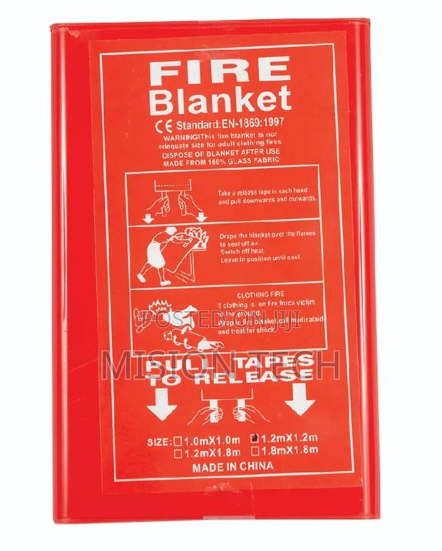 Fire Blanket Red Box 4ft X 4ft... - main view