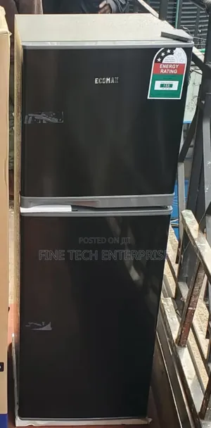 Ecomax 138 Litres Dark Silver Double Door Refrigerator