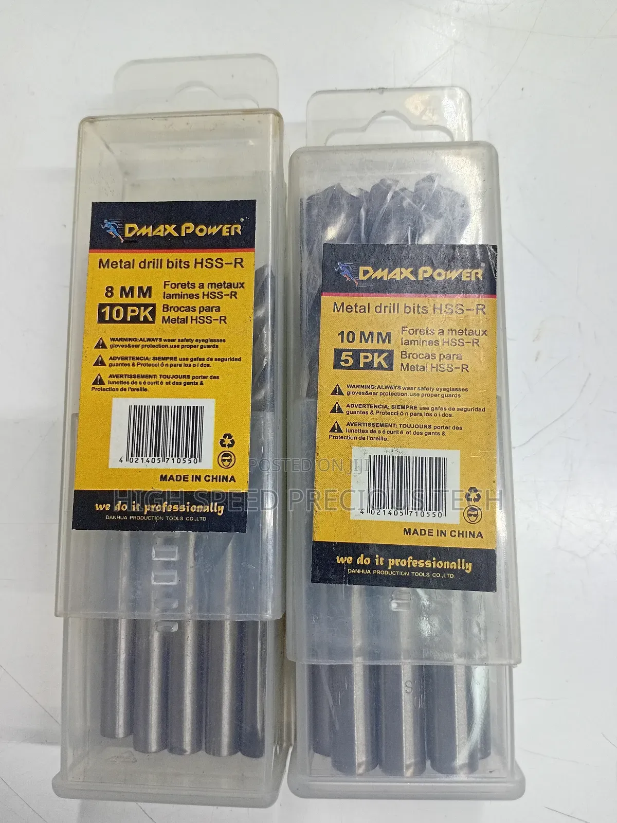 HSS Drill Bit 8mm(10pcs) 10mm(5pcs)