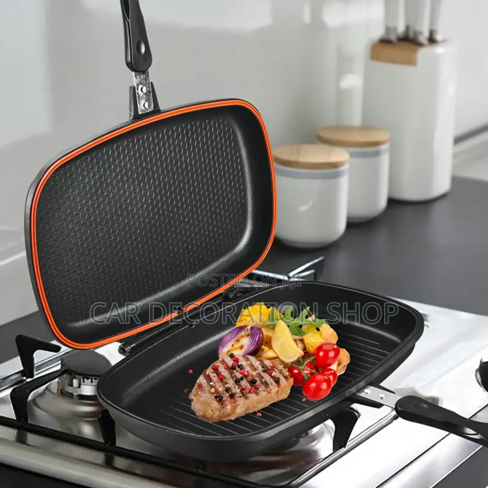 36cm Dessini Double Sided Grill Pan