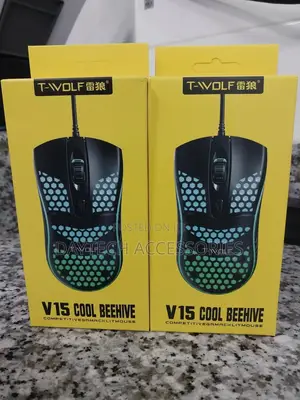 T-Wolf V15 Cool Beehive Competitive Gaming Mouse.