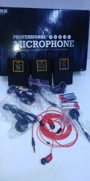 Dual Channel Wireless Uhf Lavalier Microphone - thumbnail 2