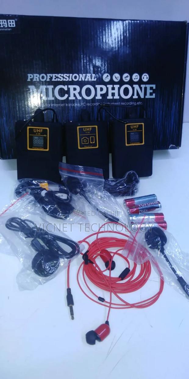 Dual Channel Wireless Uhf Lavalier Microphone - main view