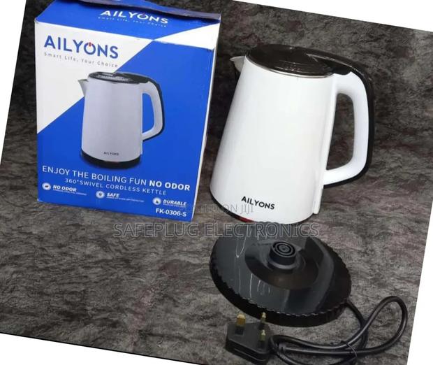 Electric Kettle Ailyons 1.8ltrs White Kettle