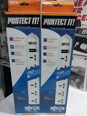 Tripp Lite 6 Way Ac Surge Protector Powerextension 230v 1.8m