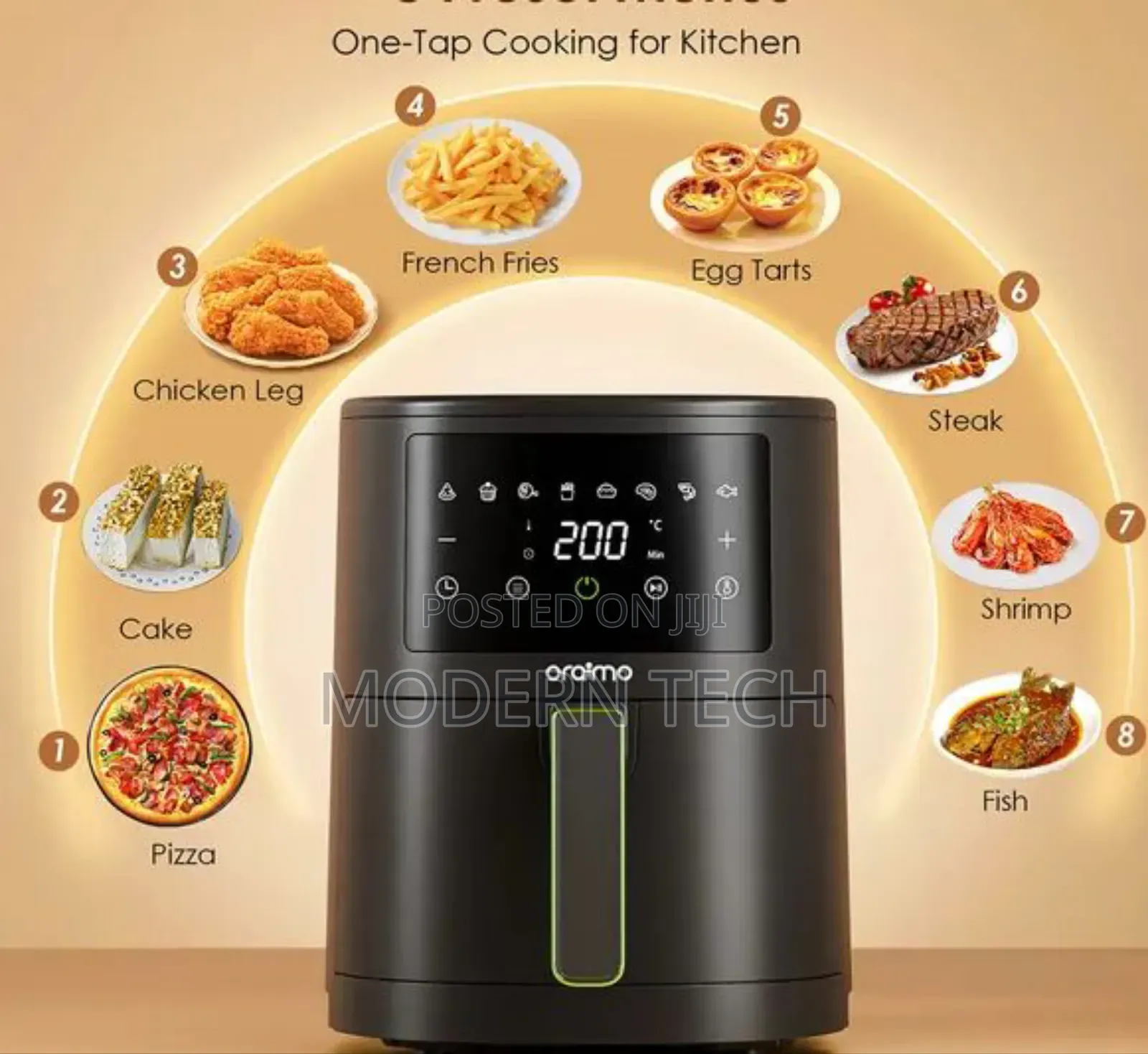Oraimo Smartairfryer 2 3.5l 1500w Air Fryer