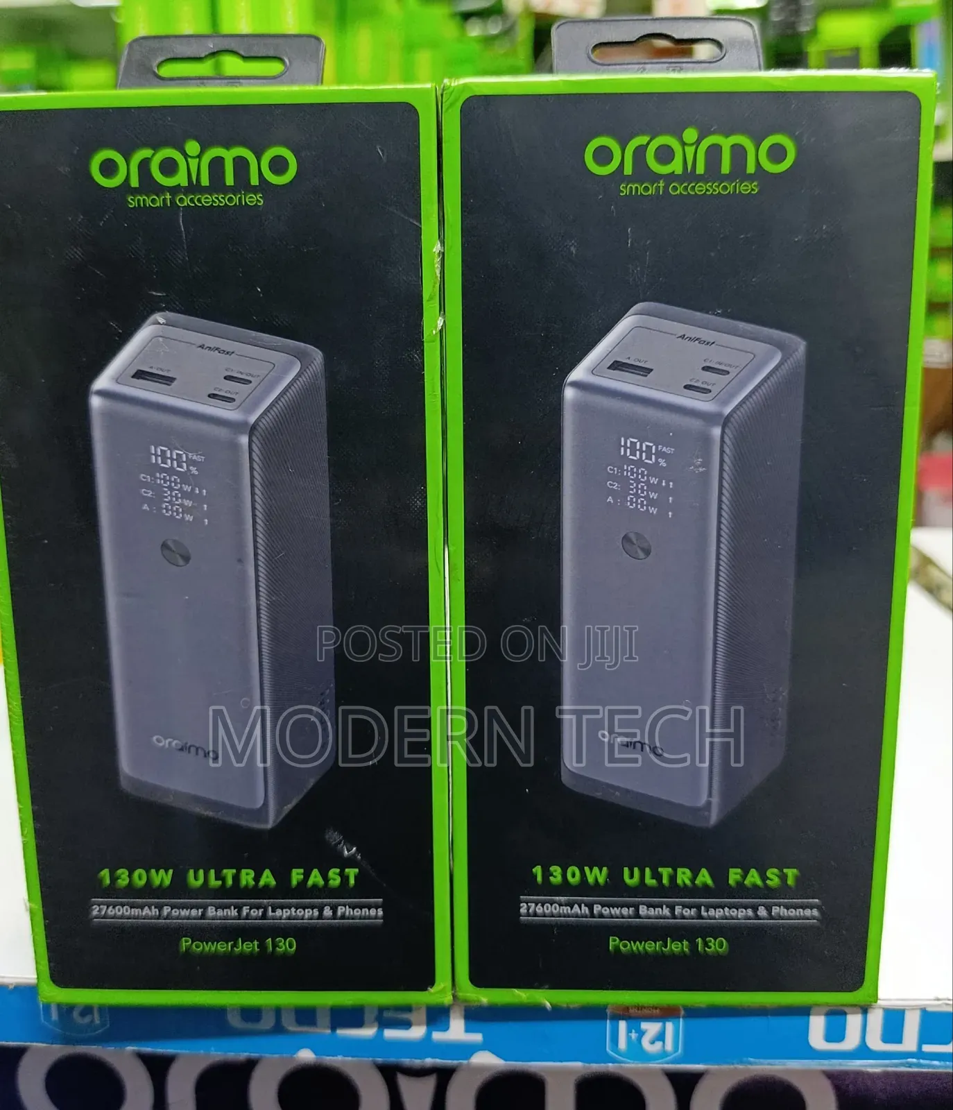 Oraimo Powerjet 130 27600mah 130w Power Bank