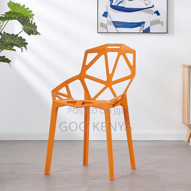 Home Chairs ; Nordic Design Simple Modern Plastic Chair - thumbnail 4