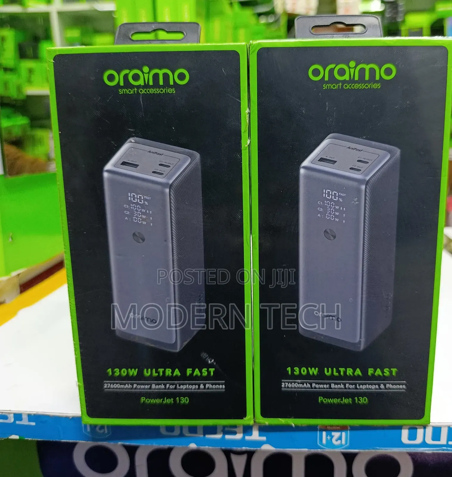 Oraimo Powerjet 130 27600mah 130w Power Bank