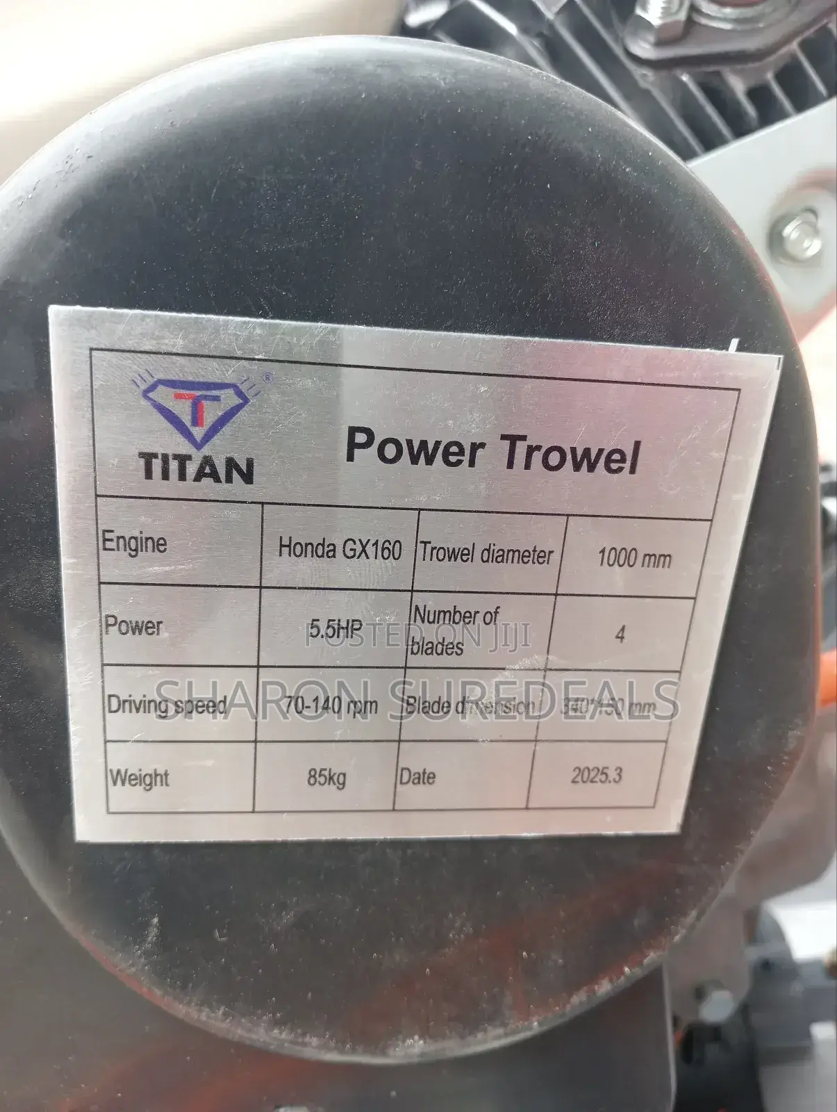 Power Trowel Heavy Duty 1000mm/Titan