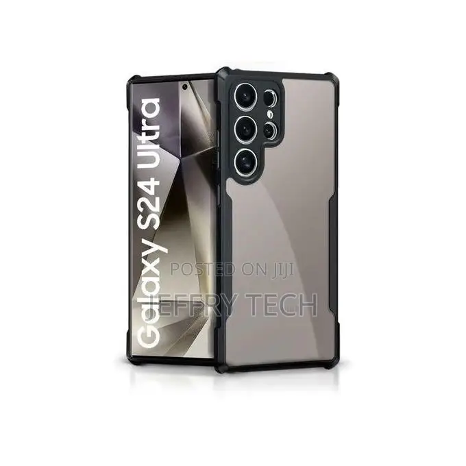 Clear Hybrid Hard Back Case for Samsung Galaxy S24 Ultra 5g