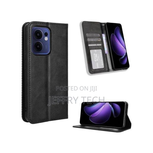 Retro Leather Flip All-Round Cover Case for Oppo Reno13 F