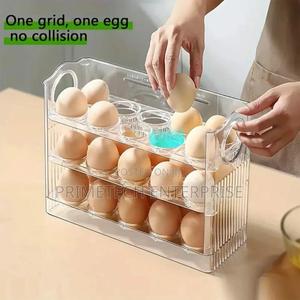 30pcs Transparent Flip Egg Box - main view