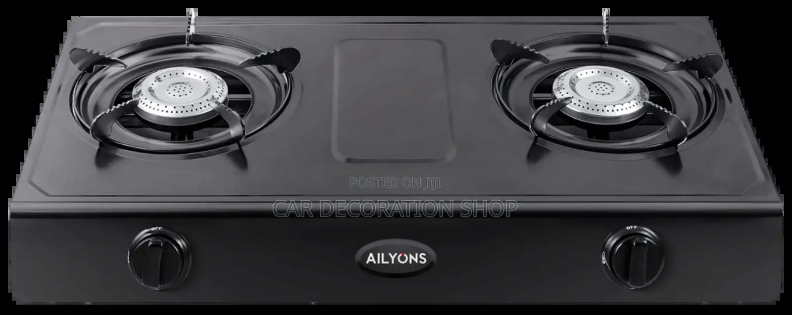 Ailyons Table Stainless 2 Burner Gas Cooker