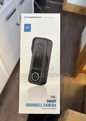 Powerology Smart Doorbell Camera - Black - main view