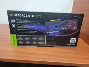 Pny Nvidia Geforce Rtx5070 12gb Gddr7 Triple Fan Graphiccard