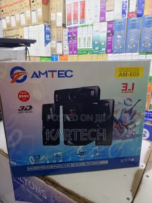 Amtec Am-609 3.1 Multimedia Sound System 8000 P.M.P.O