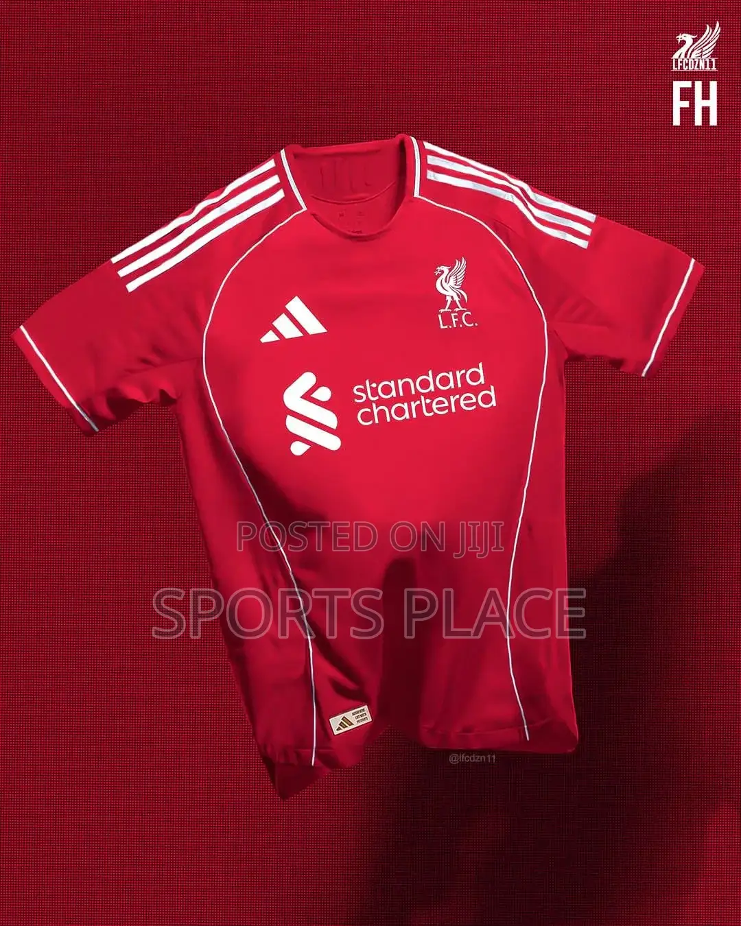 New Liverpool Adidas Home Jersey 2025-2026 Kit