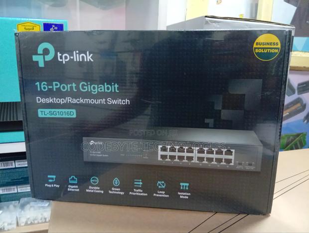 Tp-Link Tl-Sg1016d 16-Port Gigabit Switch - main view