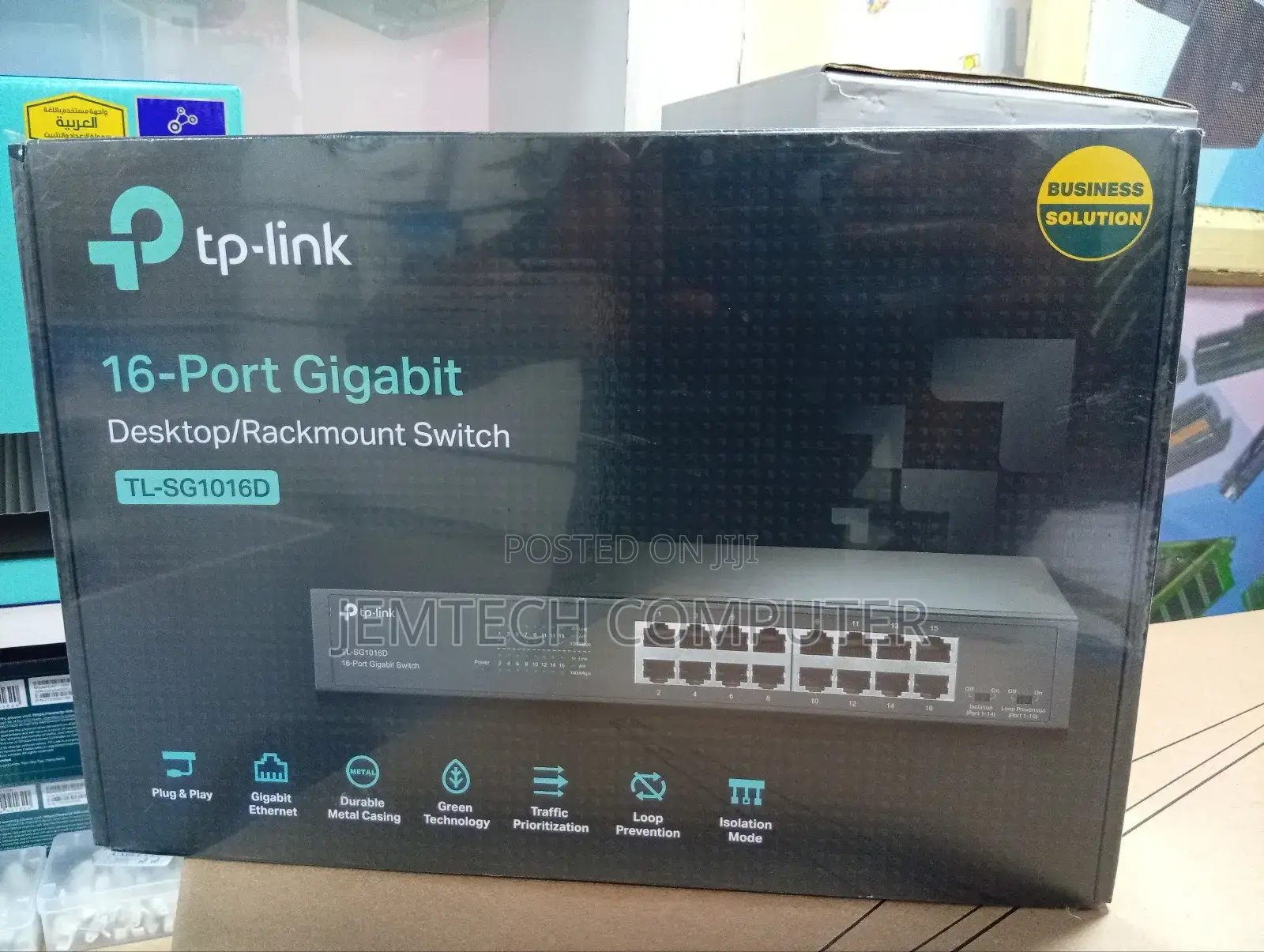Tp-Link Tl-Sg1016d 16-Port Gigabit Switch