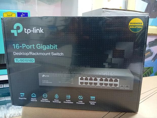 Tp-Link Tl-Sg1016d 16-Port Gigabit Switch - thumbnail 2