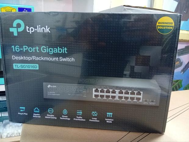 Sg1016d Desktop Gigabit Tp Link Switch - thumbnail 2
