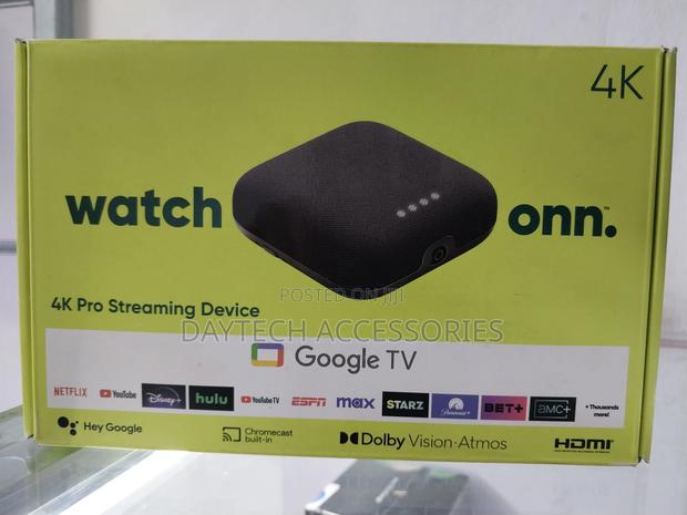 Onn. Google Tv Box Pro Streaming Device (2024)
