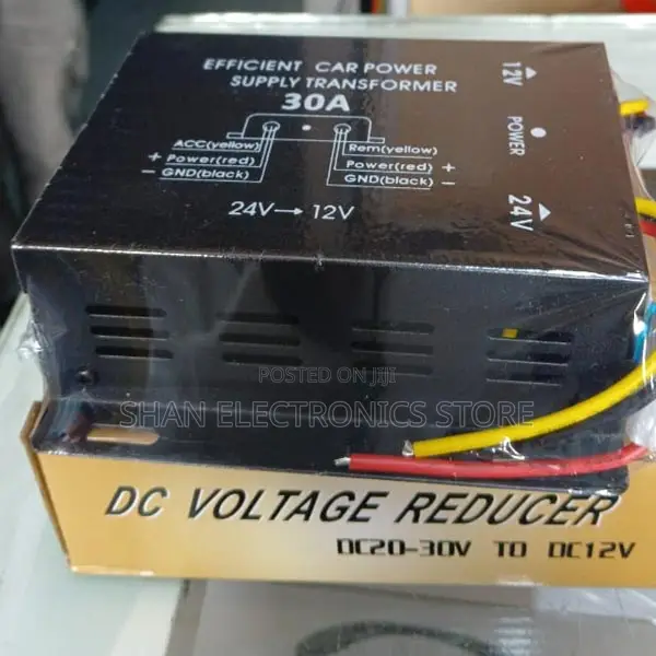 24v to 12v 30a Step Down Dc Power Supply . Car Converter