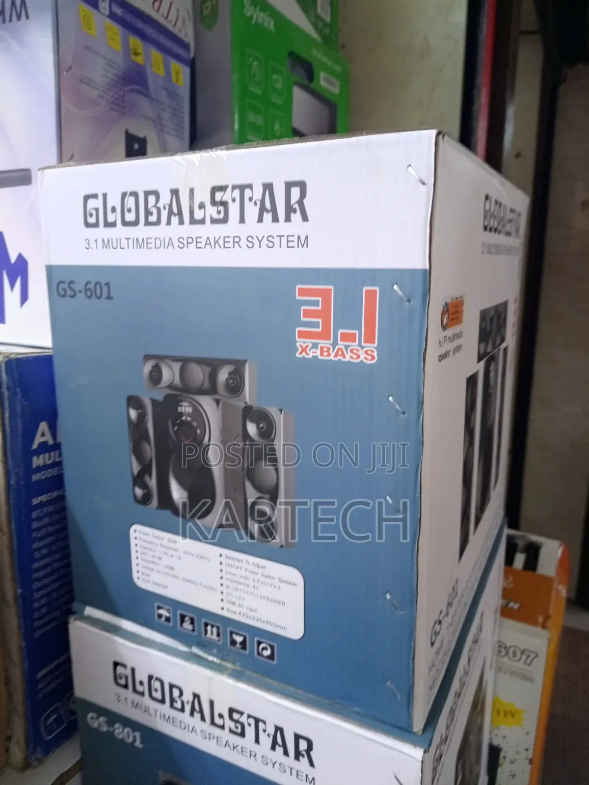 Globalstar 3.1ch Xbass Multimedia Sound System Gs-601