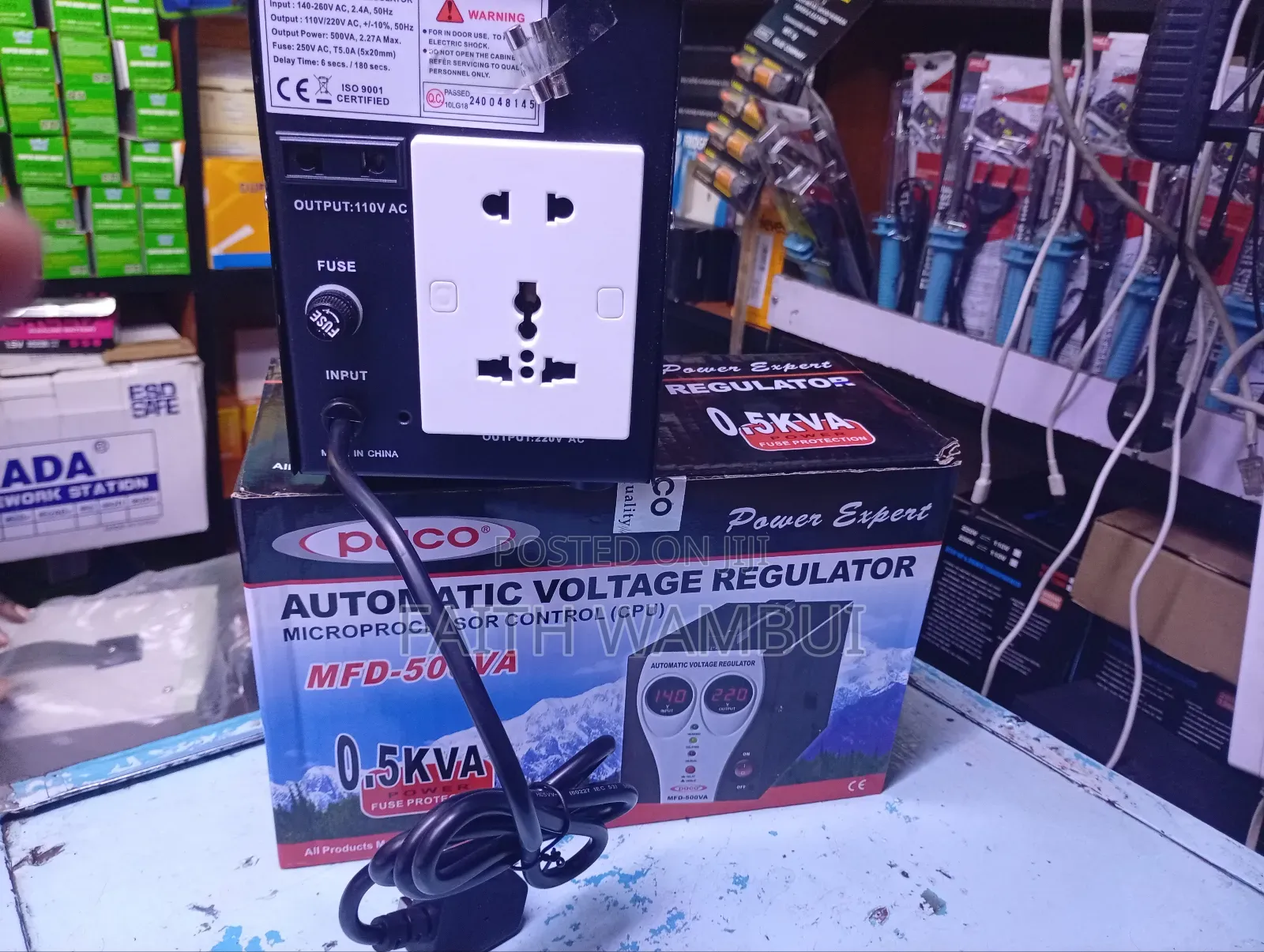 Paco Automatic Voltage Regulator 0.5kva/Voltage Regulator