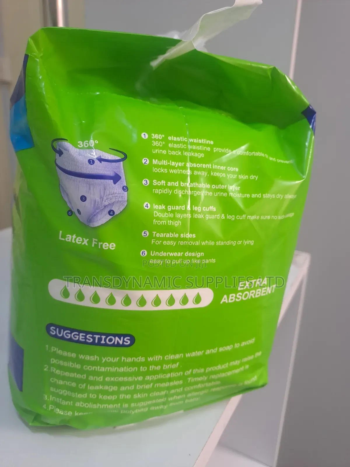 Breathable Adult Diapers Pants