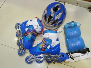 3in1 Combo Skating Shoes,Helmet,Arm Knee Guards Set